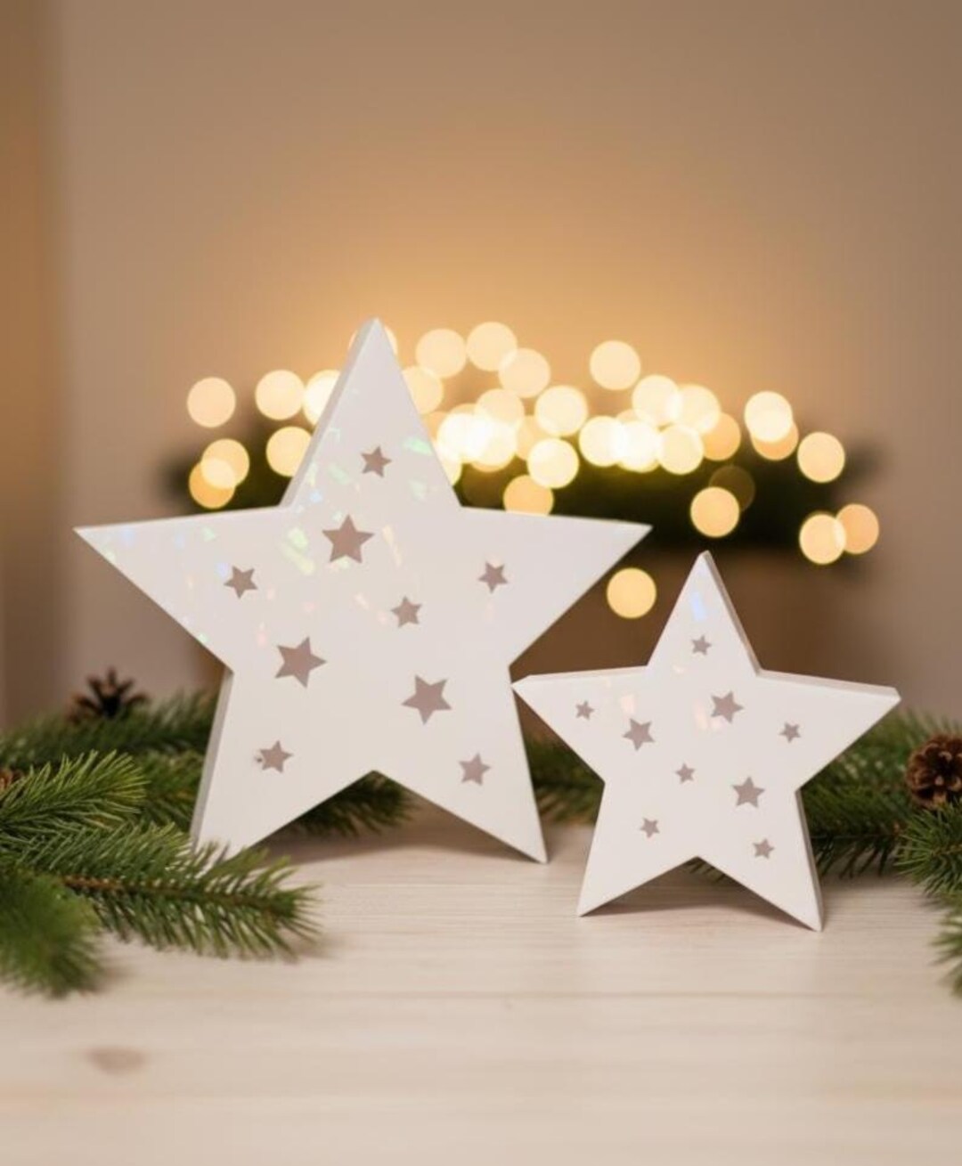 Star Light Box | 3D Printed Star | Christmas Star | Poinsettia ...