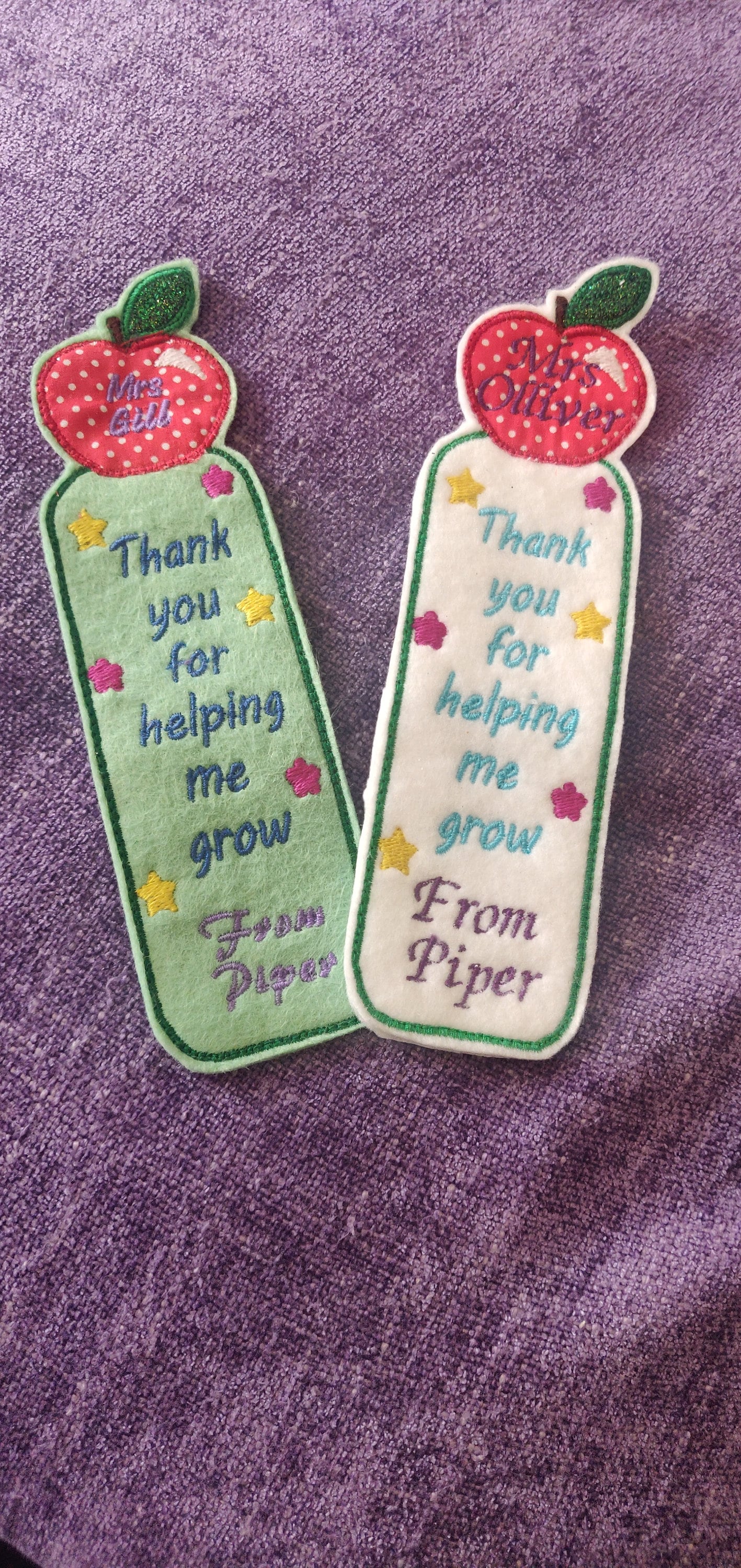 Teacher Bookmark Embroidery Machine Design Digital Download Etsy UK