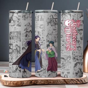 8 in 1 Bundle Anime Tumbler Sublimation Design Manga Panel Instant Digital Download Old Palace Anime Ready Print Mystery Anime Tumbler Wrap