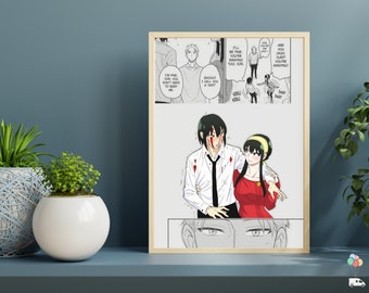 Premium Anime Manga Digital Wall Decor Art Manga Panel Decor Anime Art Poster Wall Printables Modern Japanese Poster Anime Digital Gifts