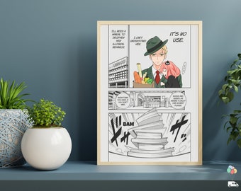 Premium Anime Manga Digital Wall Decor Art Manga Panel Decor Anime Art Poster Wall Printables Modern Japanese Poster Anime Digital Gifts