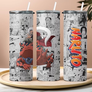 5-in-1 bundel 20 oz skinny beker anime sublimatie ontwerp premium manga panel anime beker wrap ontwerp klassiek anime karakter afdrukbaar