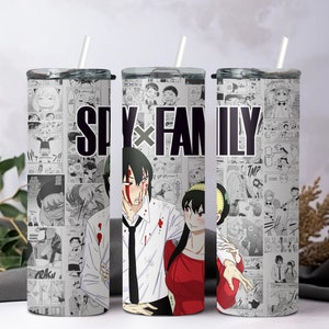 2 in 1 Bundle 20 oz Skinny Tumbler Anime Sublimation Design Manga Panel Anime Skinny Tumbler Wrap Design Premium Anime Character Printable