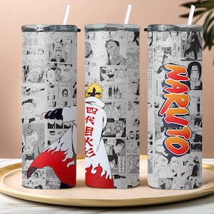 3-in-1 bundel 20 oz anime beker wrap ontwerp magere beker anime sublimatie ontwerp premium manga paneel afdrukbaar klassiek anime karakter