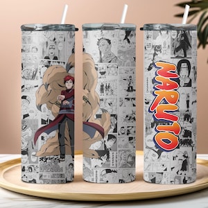 5 in 1 Bundle 20 Unzen Skinny Tumbler Anime Sublimation Design Manga Panel Premium Anime Tumbler Wrap Design Bereit Druck Sofortiger Download PNG