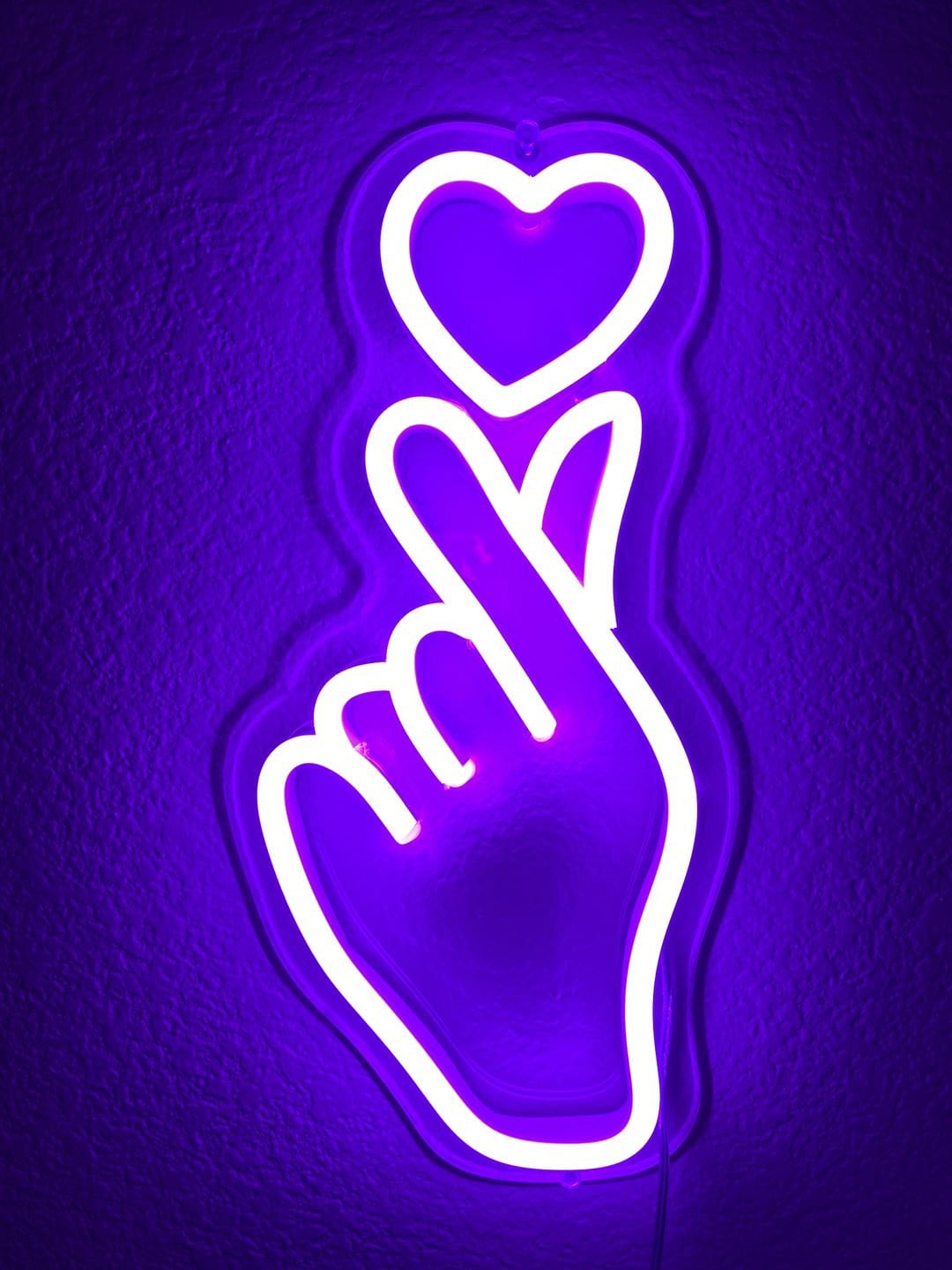 Handmade Heart Hand Neon Sign High Quality Neon Light Wall | Etsy