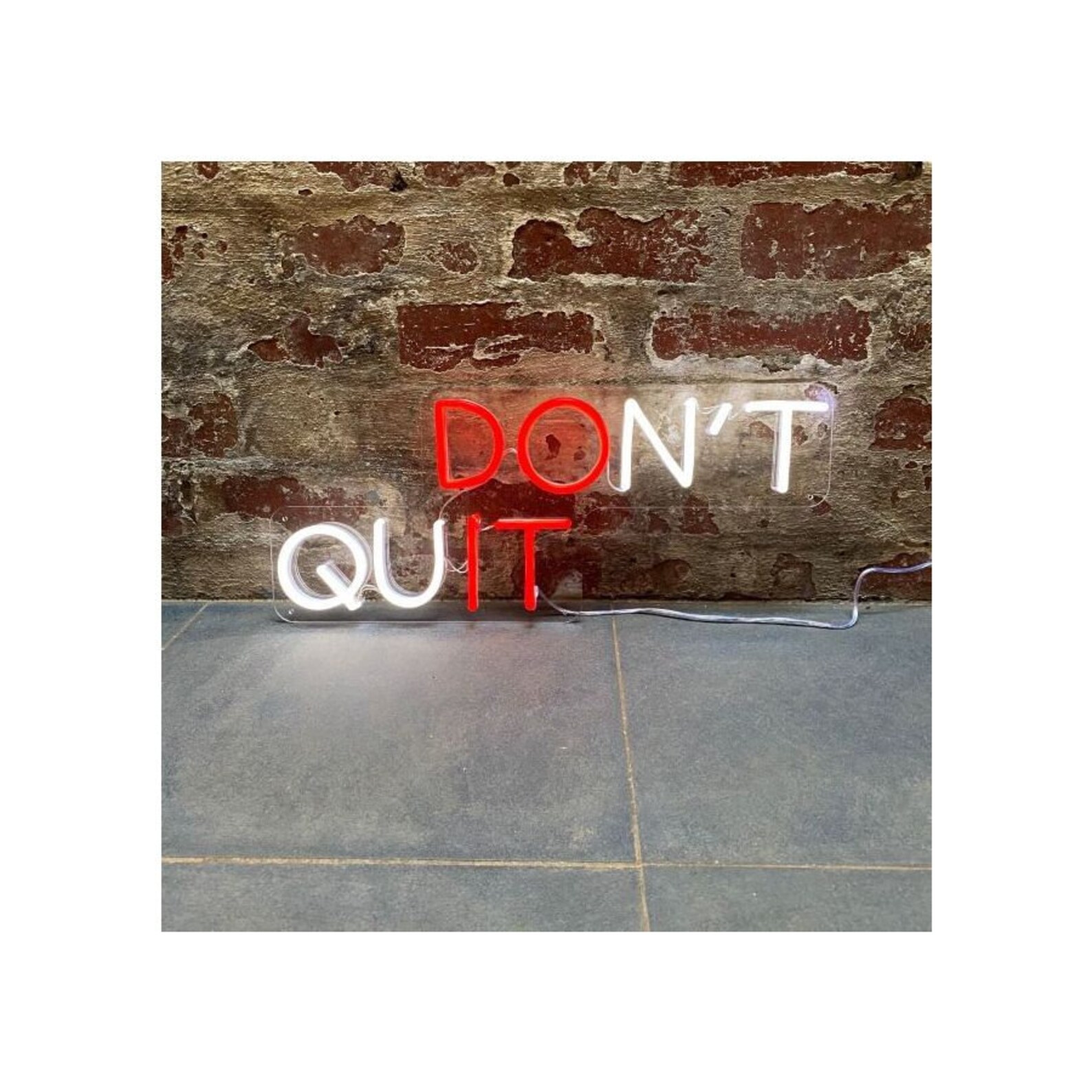 dont quit neon sign dont quit neon sign