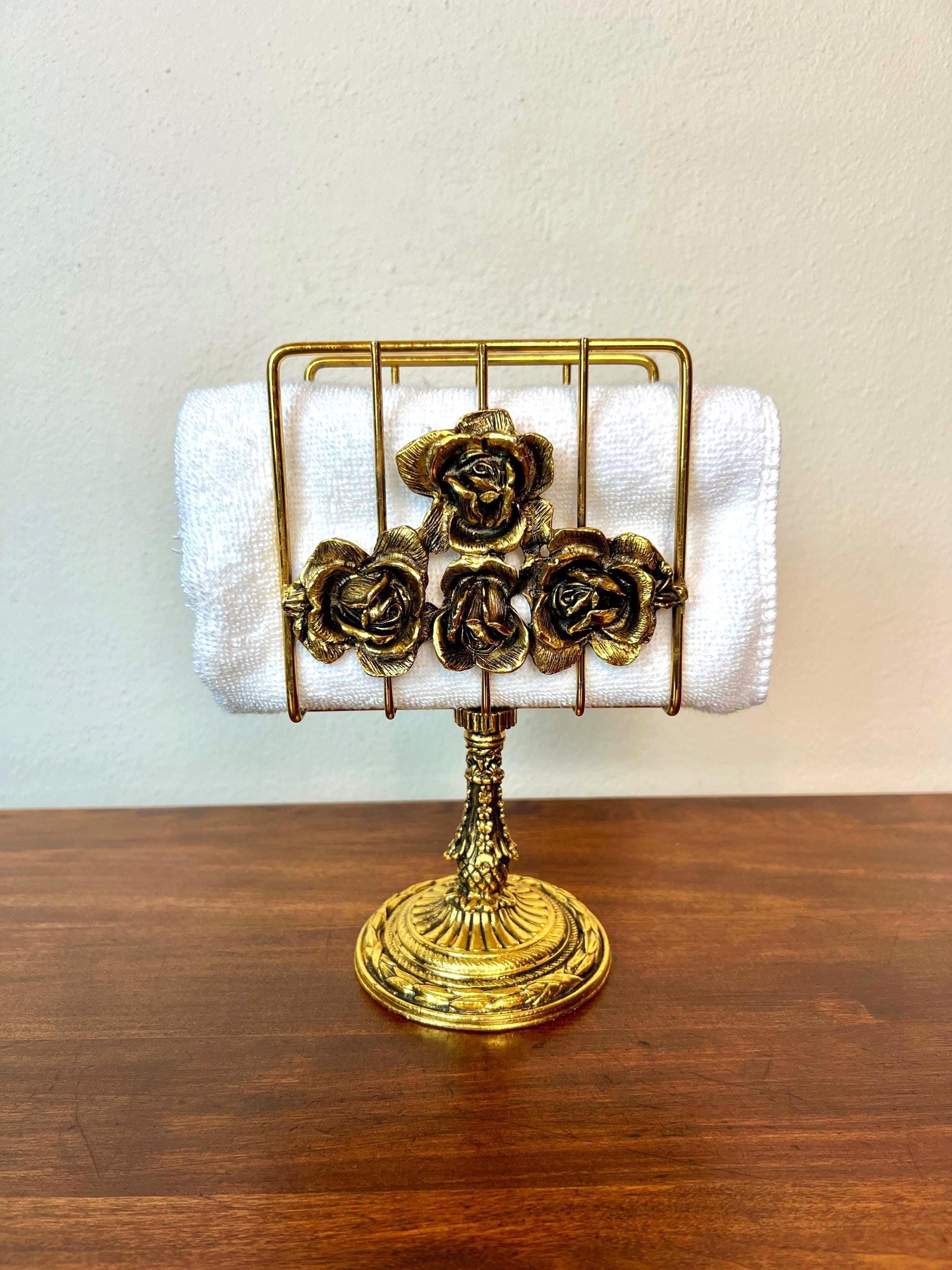 Hollywood Regency Vintage Towel Holder - Etsy