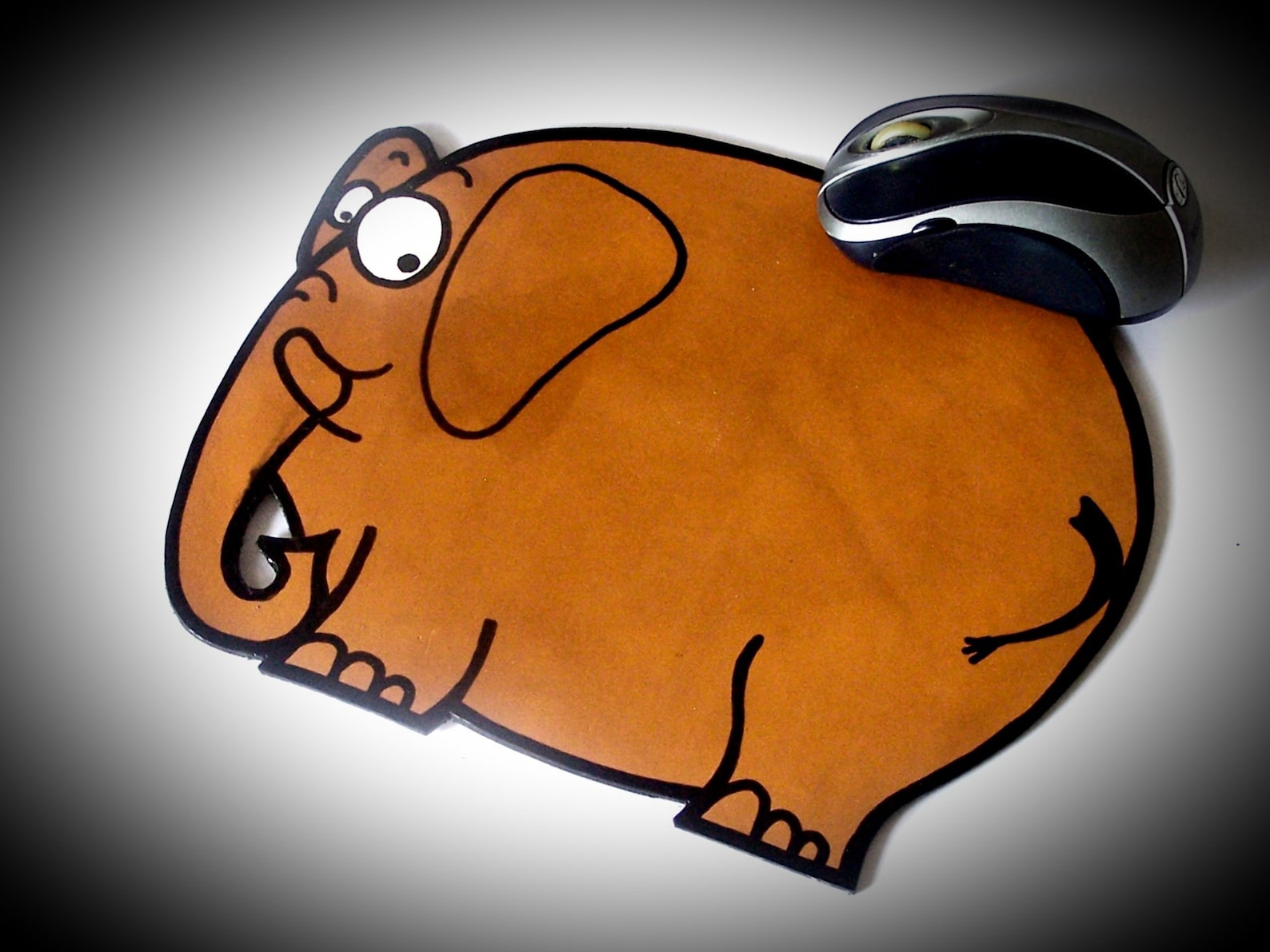 ELEPHANT LEATHER MOUSEPAD Elephant Leather Mouse Pad w/accent Etsy