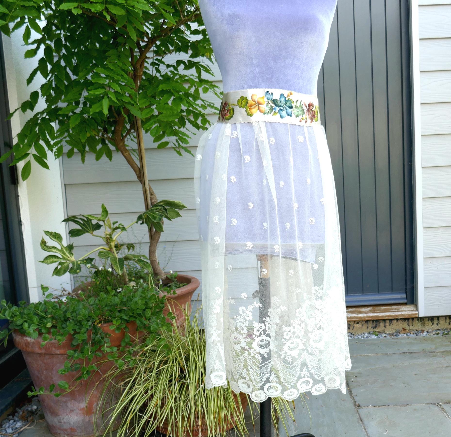 Ribbon Skirt Overlay - Etsy