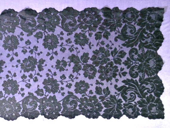 A Large Black Antique Victorian Rectangular Machi… - image 3