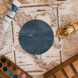 Mini Canvas Landscape Ocean Sea