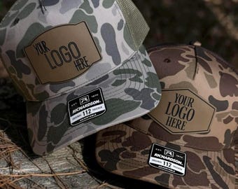 Richardson 112 Snapback hat, Camo, Business Logos, Custom Logo, Bulk Business Apparel