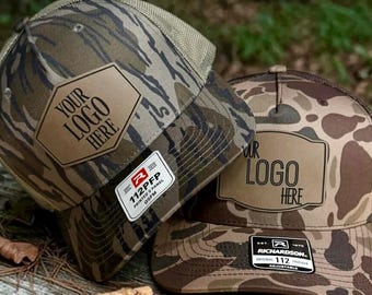 Richardson 112 Snapback hat, Camo, Business Logos, Custom Logo, Bulk Business Apparel