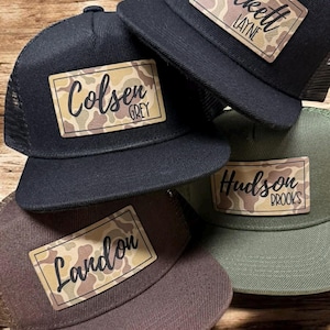 Personalized Snapback Hat | Infant and Youth, Adult - Camo- Style CR