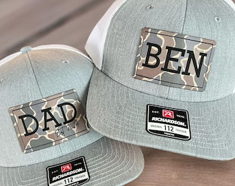 Richardson 112 Snapback hat, Adult, Dad Patch Hat, Father's Day Gift, Gift For Husband, Trucker Hat, Custom, New Dad Present - STYLE BZ