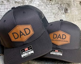 Richardson 112 Snapback hat, Adult, Dad Patch Hat, Father's Day Gift, Gift For Husband, Trucker Hat, Custom, New Dad Present - Style BE