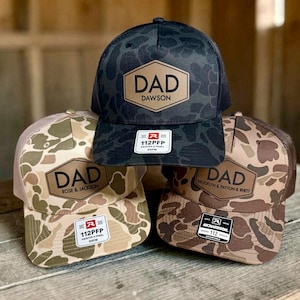 Richardson 112 Snapback hat, Adult, Dad Patch Hat, Father's Day Gift, Gift For Husband, Trucker Hat, Custom, New Dad Present - Style BE