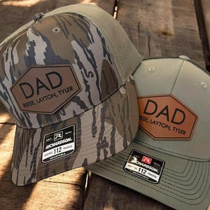 Richardson 112 Snapback hat, Adult, Dad Patch Hat, Father's Day Gift, Gift For Husband, Trucker Hat, Custom, New Dad Present - Style BE