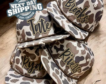 Personalized Snapback Hat | Kids - Adult , ALL CAMO HAT