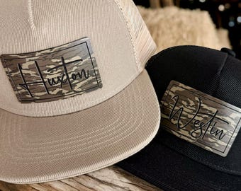 Personalized Snapback Hat | Infant and Youth, Camo- Style CS