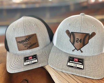 Richardson 112 Snapback hat, Youth and Adult, Baseball theme
