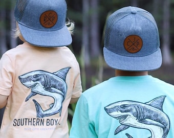 Personalized Snapback Hat | Infant and Youth - Rawhide Patch - Initial Patch with WAVE