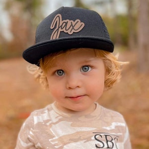 Personalized Snapback Hat with Cursive Name  -   Infant and Youth
