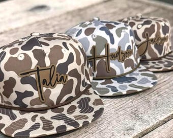 Personalized Snapback Hat | Kids - Adult , CAMO HAT - Style CX