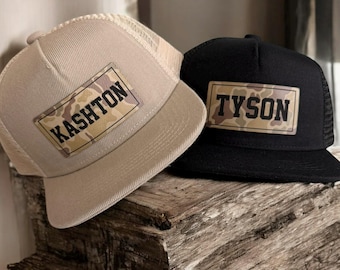Personalized Snapback Hat | Infant and Youth, Camo- Style CP