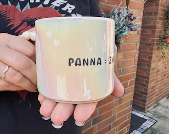 Taza personalizada con grabado de logotipo o texto personalizado, taza de café, regalo para ella, regalo para él, taza de cerámica personalizada