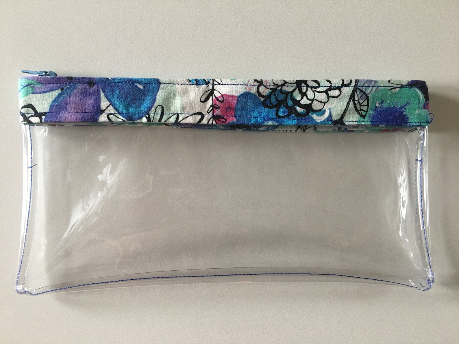 Clear Vinyl Zipper Pouch Etsy