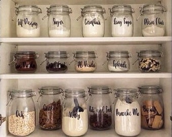 Personalised Kitchen Storage Jars