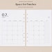 Printable Monthly Calendar on Two Pages With Notes Printable - Etsy