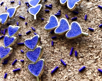 Lila Herz Pin, Füller Pin, Lila Emaille Pin, Hard Enamel Pin, Kawaii Pin, Süßer Emaille Pin, Mini Emaille Pin, Glitzer Emaille Pins