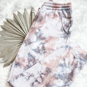 girls tie-dye fleece joggers, girls clearance