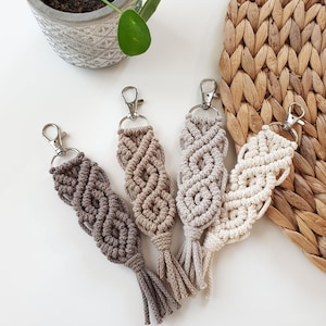 Keyring Macrame Macrame pendant