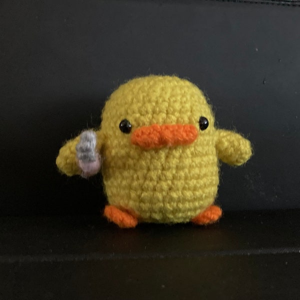 Amigurumi Duck with Knife