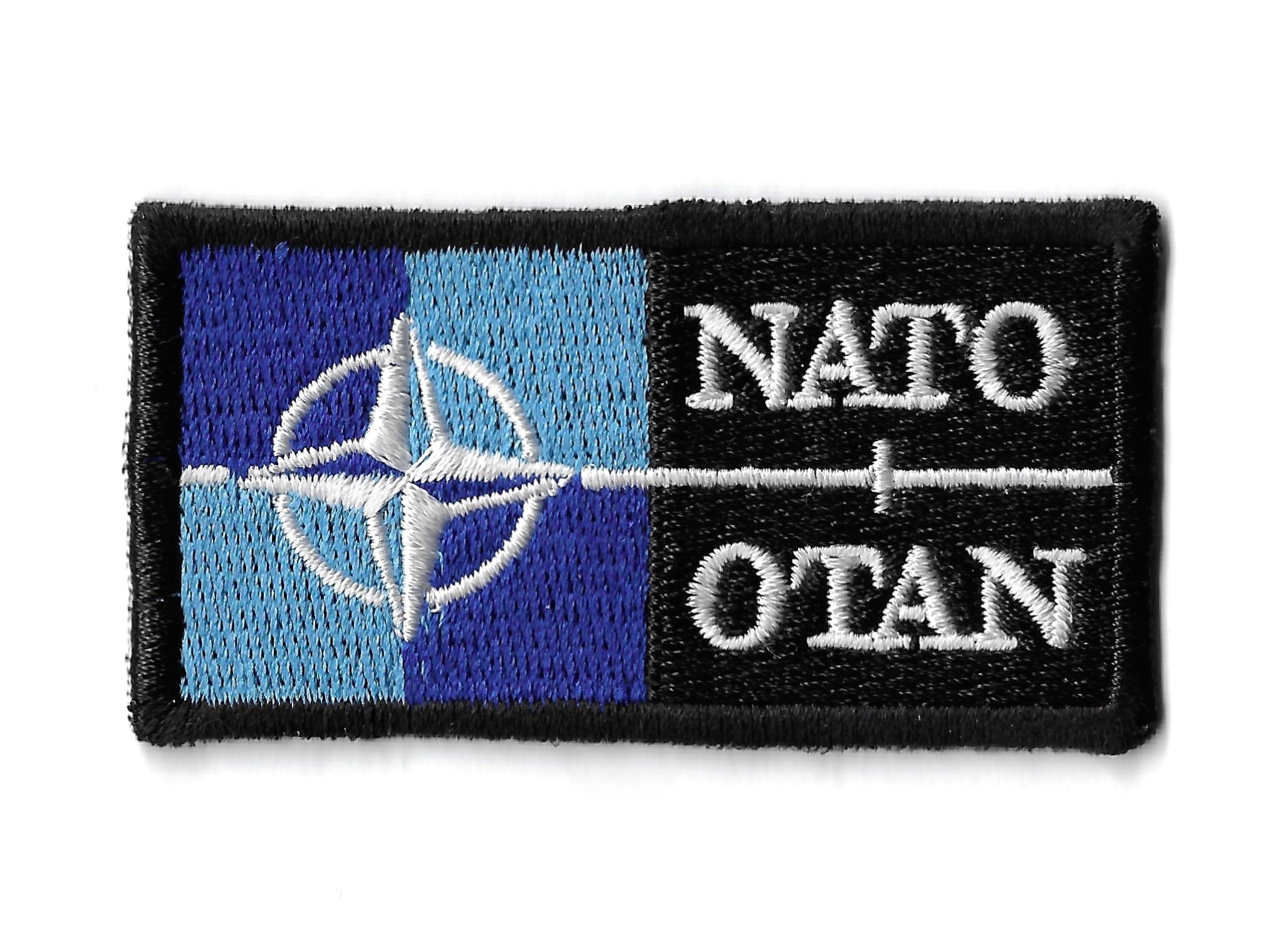 Patch brodé drapeau NATO, Badges tactiques militaires