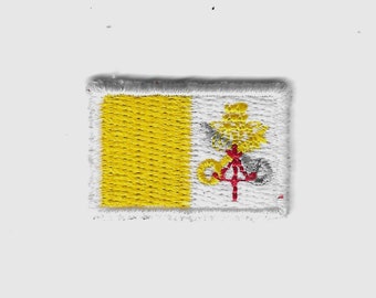 Country Flag Of Vatican City Embroidered Patch | Velcro | Airsoft Military - Foto 9