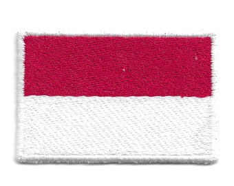 Polens flagga broderad lapp