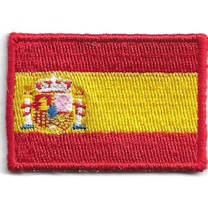 Spain Flag Embroidered Patch