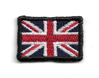 United Kingdom Mini Flagge Patch – Gestickte Länder Flagge – Souvenir Geschenk zum Aufbügeln