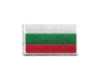 Patch drapeau de la Bulgarie brodé