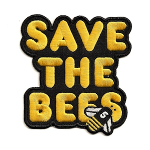 Save The Bees Sebastian Vettel, Patch Embroidered, Iron On Badge