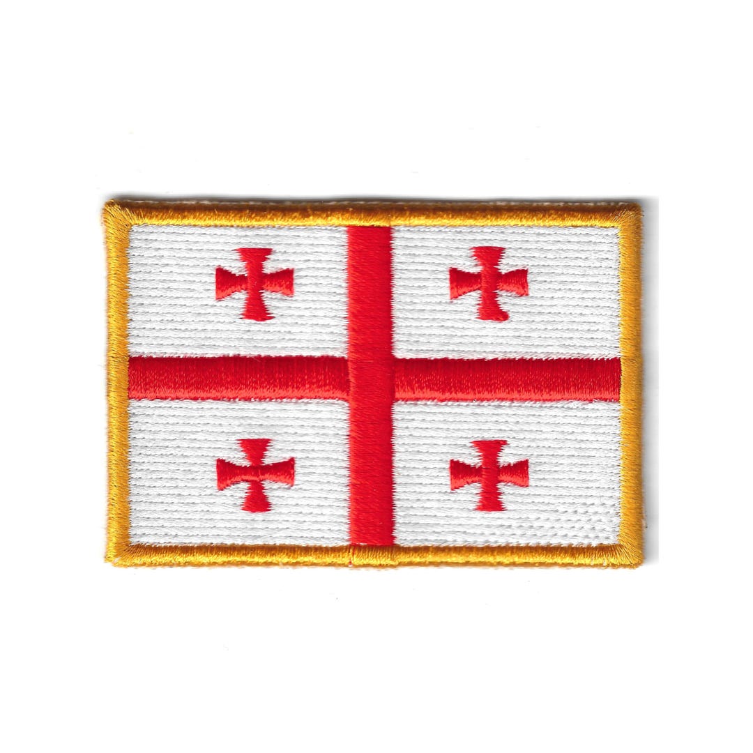Georgia Country Flag Shield Patch – Embroidered Badge – Travel Souvenir ...
