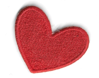 Colorful Heart Patches - Small Iron-On Embroidered Badge Mini Applique