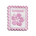 Hawaii Stamp Patch – Embroidered Island Travel Souvenir – Retro Postage Iron-On Badge product logo