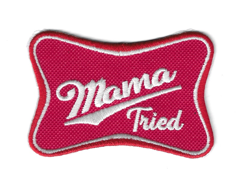 Mama Tried Beer Patch Miller Embroidery Iron On - Etsy