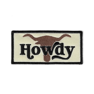 Howdy Rodeo Patch Cowgirl Embroidery Cowboy,  Iron On